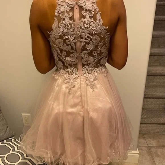 Pink Grad Dress - Picture 2 of 2